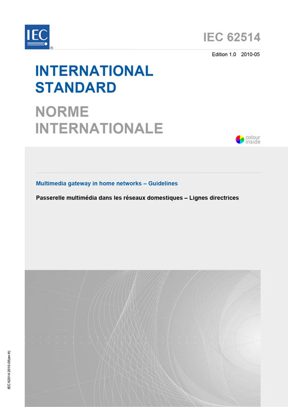 Cover IEC 62514:2010